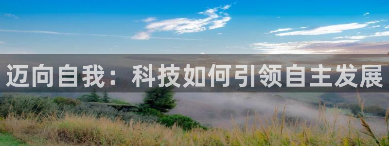 迈向自我：科技如何引领自主发展